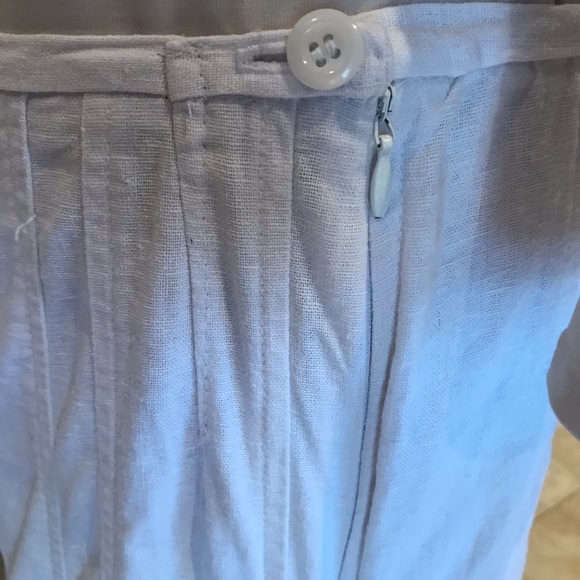 Beautiful linen midi skirt A line - Picture 3 of 9